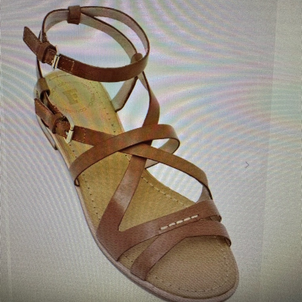 SUMMER!! French Connection NIB Harper leather sandals 39.5